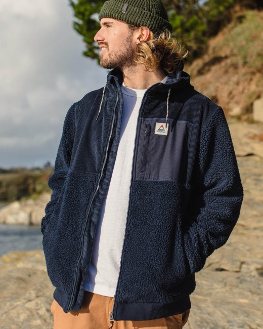Passenger Exclusive Adventure Recycled Deep-Pile Sherpa Fleece Deep Navy