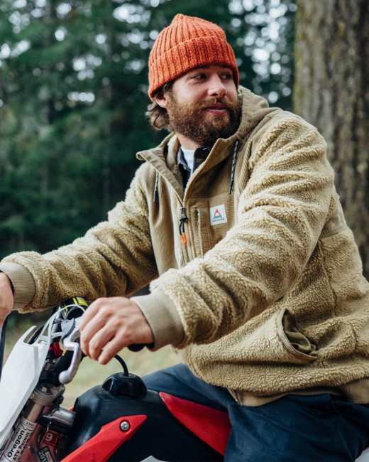 Passenger Exclusive Adventure Recycled Deep-Pile Sherpa Fleece Biscuit