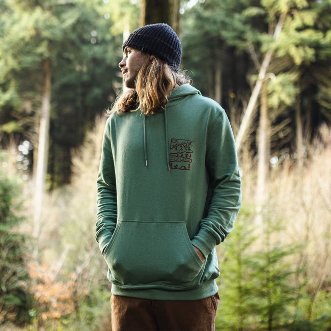 Passenger Exclusive Nature Hemp Hoodie Dark Ivy
