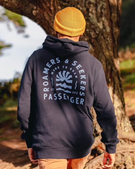 Passenger Exclusive Evenfall Recycled Cotton Hoodie Deep Navy