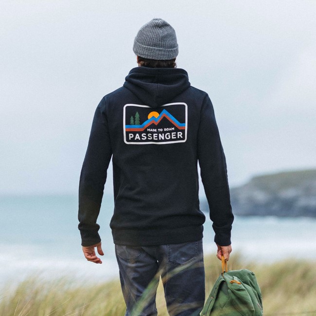 Passenger Exclusive Made To Roam Recycled Hoodie Faded Black