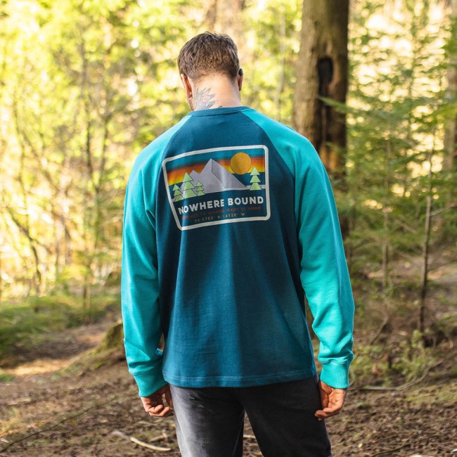 Passenger Exclusive Tourer Recycled Cotton Sweatshirt Viridian Green