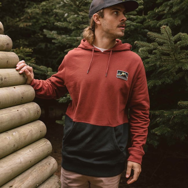 Passenger Exclusive Paramount Recycled Cotton Hoodie Russet