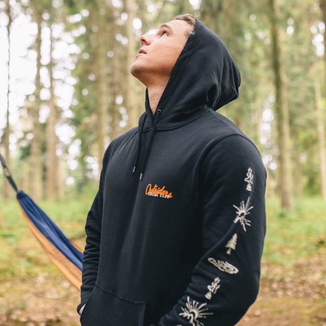 Passenger Exclusive Osc Recycled Cotton Hoodie Black