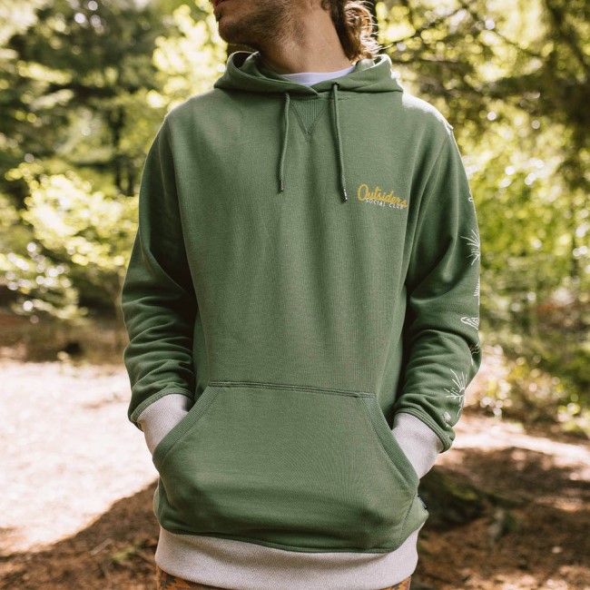 Passenger Exclusive Osc Recycled Cotton Hoodie Dark Ivy