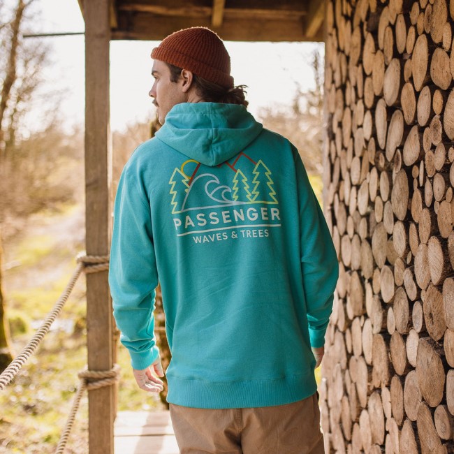 Passenger Exclusive Gifford Recycled Hoodie Viridian Green