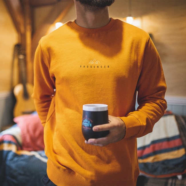 Passenger Exclusive New Forest Recycled Sweatshirt Sunrise Orange