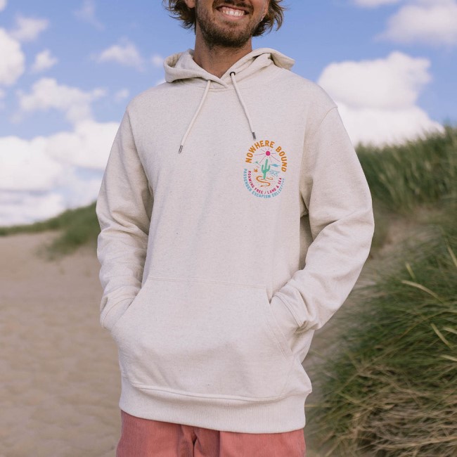 Passenger Exclusive Land & Sea Recycled Cotton Hoodie Milky Marl