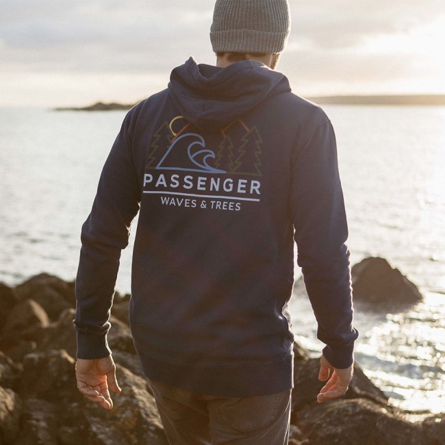 Passenger Exclusive Gifford Recycled Hoodie Dark Denim