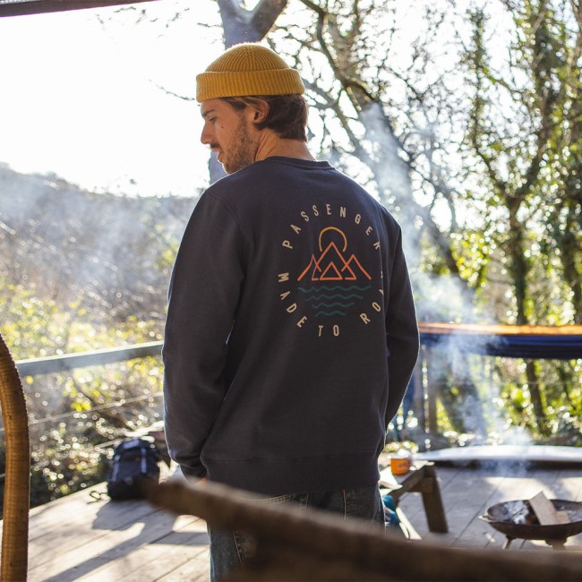 Passenger Exclusive Escapism Recycled Sweatshirt Dark Denim