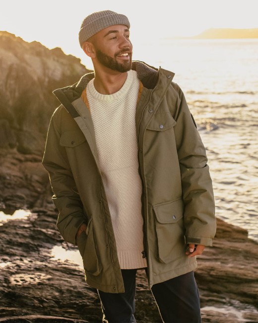Passenger Exclusive Baltic Recycled Jacket Dusty Olive