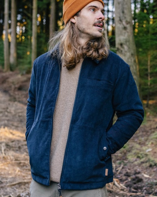 Passenger Exclusive Alder Cord Jacket Deep Navy