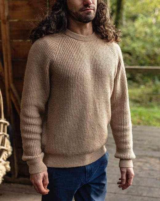 Passenger Exclusive Offshore Recycled Knitted Jumper Sand