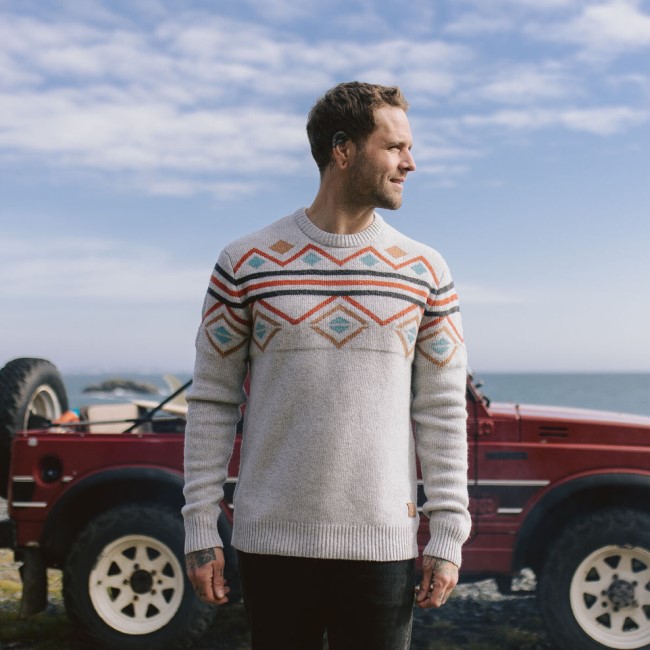 Passenger Exclusive Fireside Knitted Jumper Birch