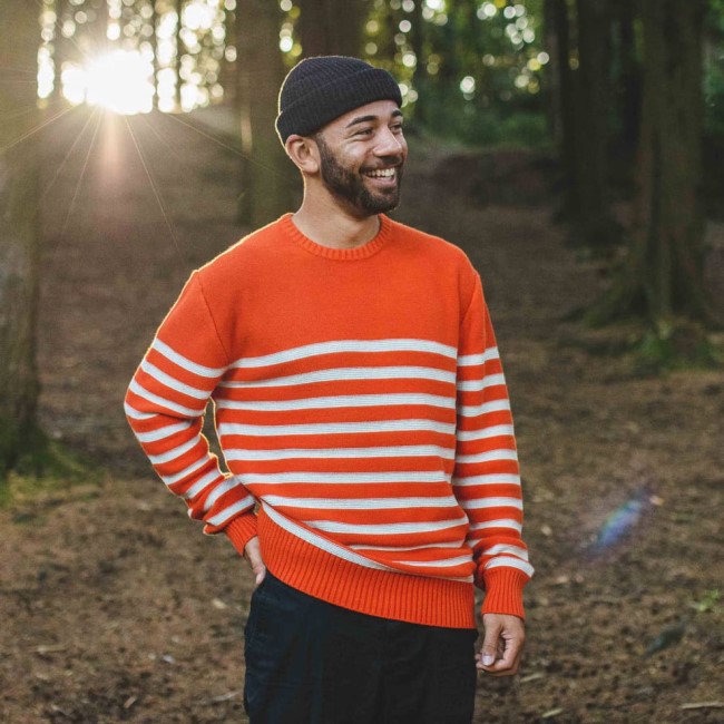 Passenger Exclusive Aspen Knitted Jumper Picante Orange