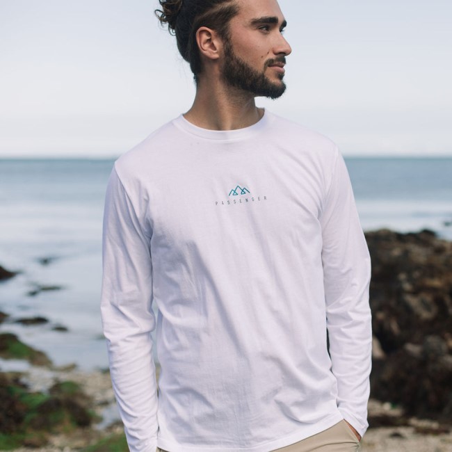 Passenger Exclusive New Forest Recycled Ls T-Shirt White