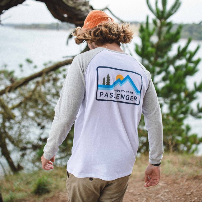 Passenger Exclusive Made To Roam Recycled Ls T-Shirt White