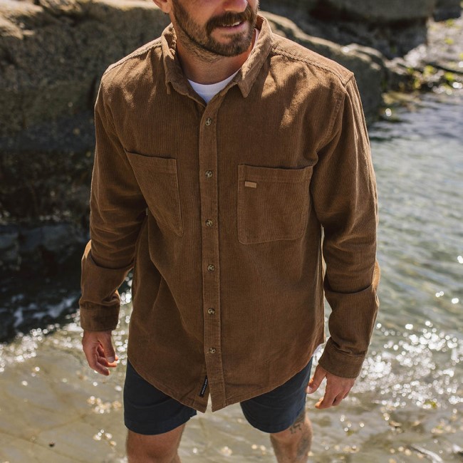 Passenger Exclusive Backcountry Cord Shirt Coconut