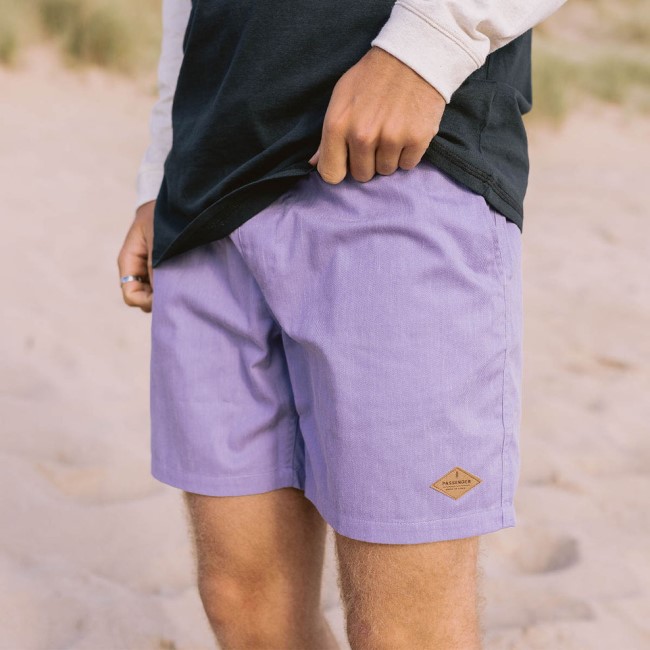 Passenger Exclusive Backcountry Shorts Chalk Violet