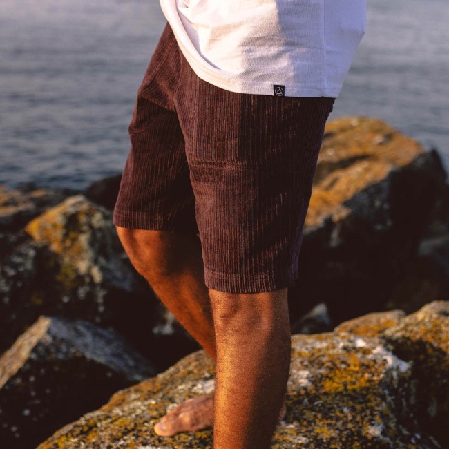 Passenger Exclusive Pine Recycled Cotton Cord Shorts Raisin