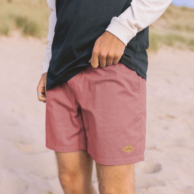 Passenger Exclusive Backcountry Shorts Cinnabar Red