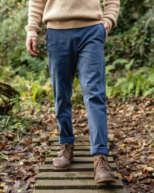 Passenger Exclusive 365 Organic Cotton Trouser Dark Denim