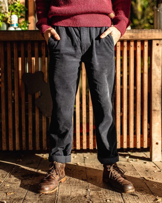 Passenger Exclusive Adventurer Cord Trouser Deep Navy