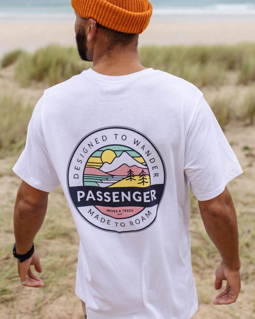 Passenger Exclusive Odyssey Recycled Cotton T-Shirt White