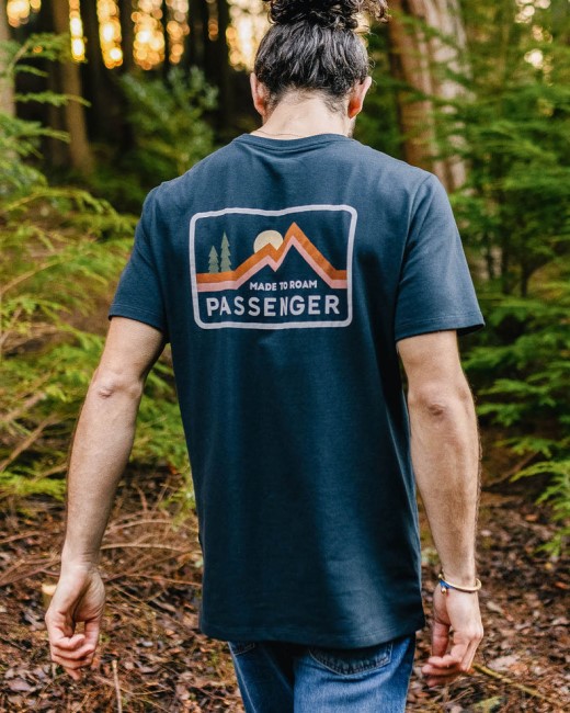Passenger Exclusive Made To Roam Recycled Cotton T-Shirt Deep Navy