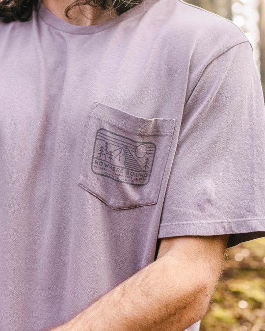 Passenger Exclusive Nowhere Bound Pocket T-Shirt Dusty Lilac