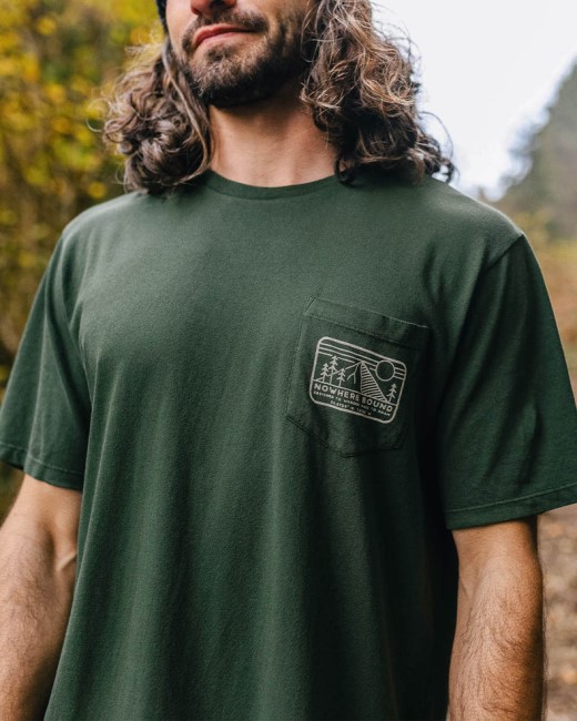 Passenger Exclusive Nowhere Bound Pocket T-Shirt Fir Tree