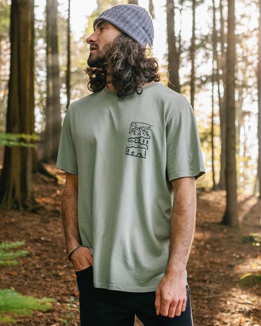 Passenger Exclusive Nature Recycled Cotton T-Shirt Pistachio