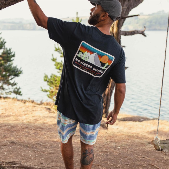 Passenger Exclusive Tourer Recycled Cotton T-Shirt Black