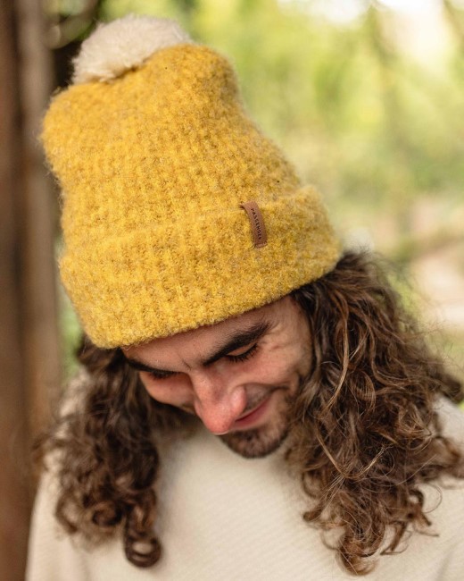 Exclusive Passenger's Mellow Bobble Hat Mustard Yellow