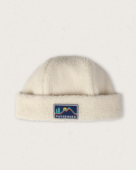 Passenger Exclusive Peak Recycled Sherpa Beanie Birch