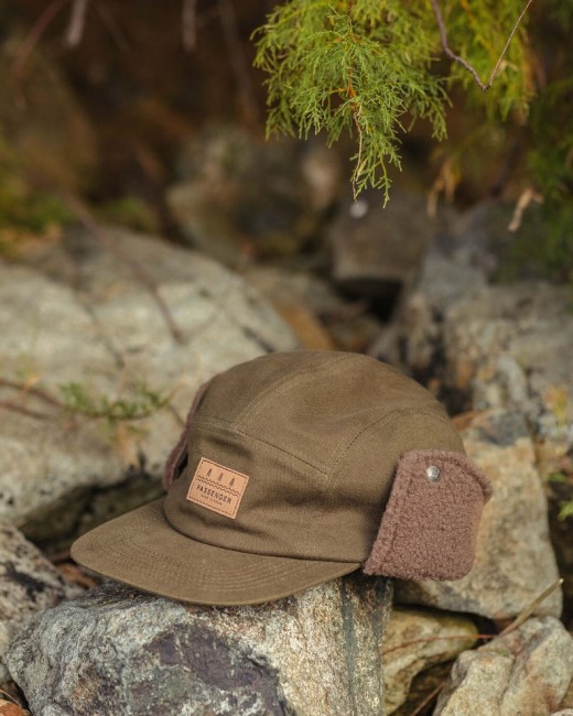 Passenger Exclusive Daytime Recycled Cotton Sherpa Lined Hat Khaki