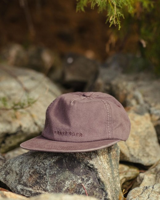Passenger Exclusive Byron Recycled Cotton 5 Panel Cap Dusty Lilac