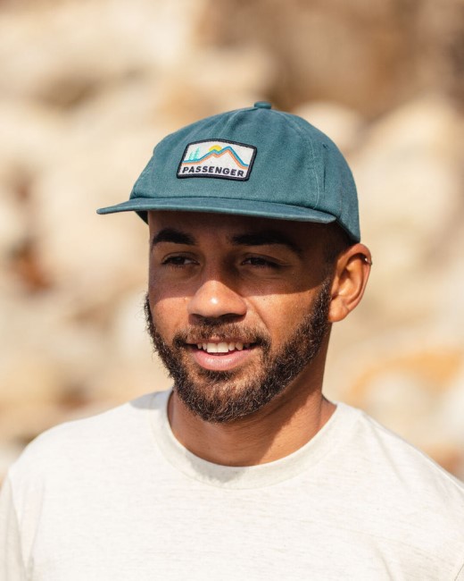 Exclusive Passenger's Fluke Recycled Cotton 5 Panel Cap Deep Ocean