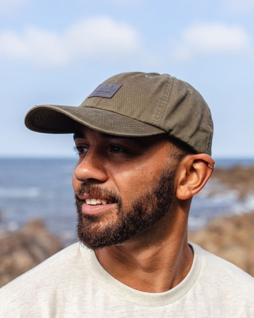 Exclusive Passenger's Canopy Recycled Cotton Snapback Cap Khaki