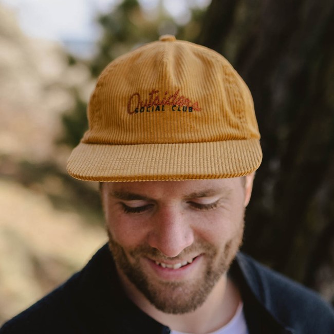 Exclusive Passenger's Outsiders Recycled Cotton Cord Cap Sandy Brown