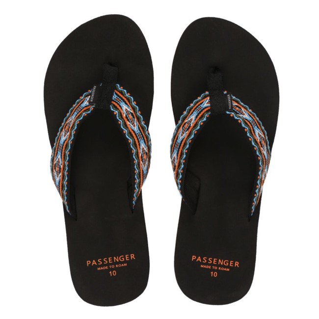 Passenger Exclusive Santos Flip Flop Black