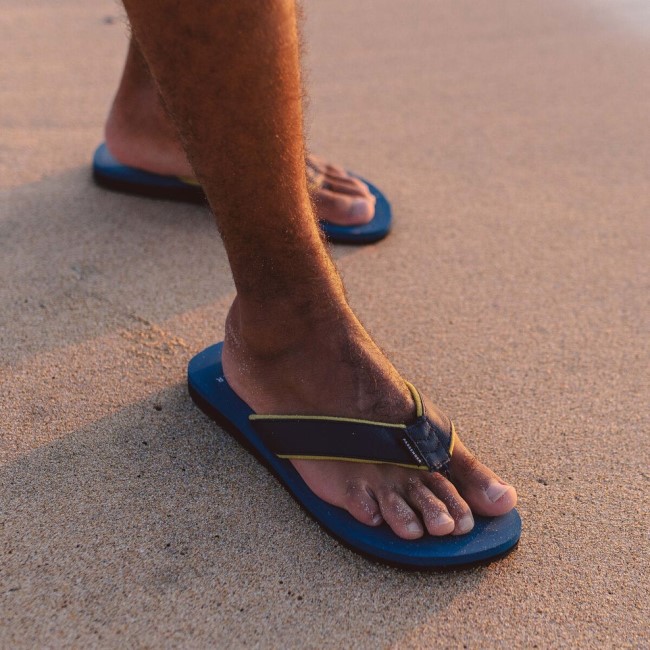 Passenger Exclusive Laguna Flip Flops Ash Blue