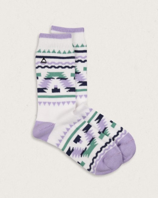 Passenger Exclusive Hytte Organic Midweight Socks White