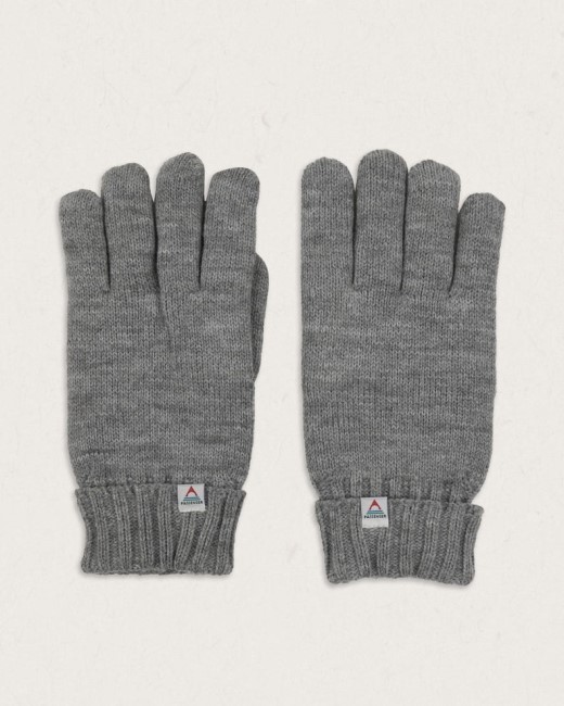 Passenger Exclusive Gale Recycled Acrylic Knitted Gloves Flecked Grey Marl