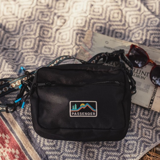 Passenger Exclusive Recycled Polyester Hip Pack Black