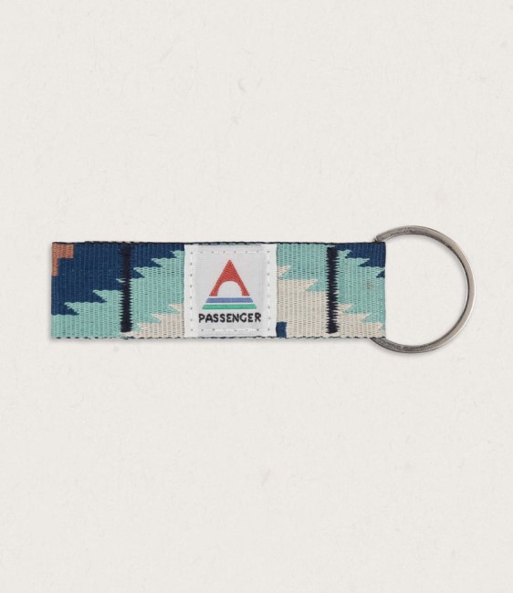 Passenger Exclusive Travel Key Ring Blue Jacquard