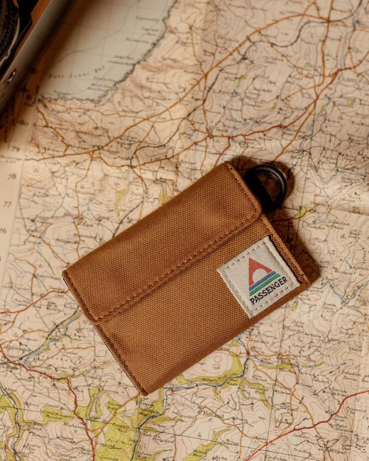 Passenger Exclusive Pocket Recycled Wallet Golden Brown