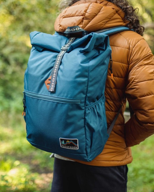 Exclusive Passenger's Backwoods Recycled Rolltop 32L Ash Blue