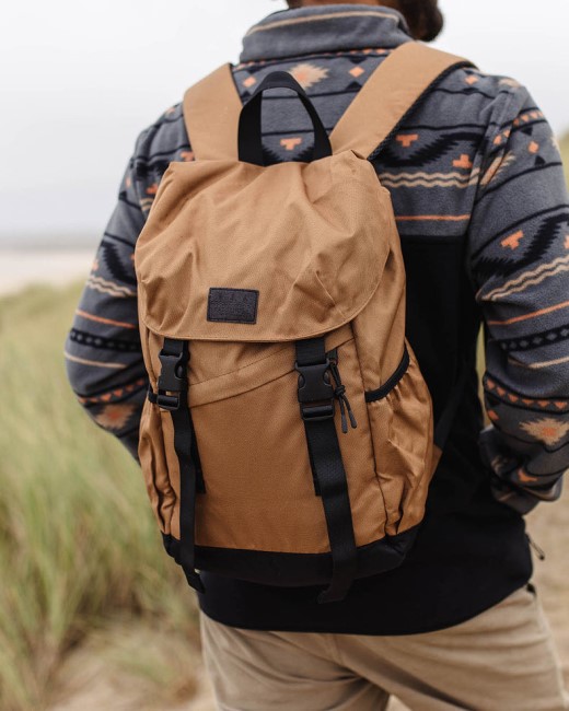 Exclusive Passenger's Boondocker Recycled 18L Backpack Golden Brown