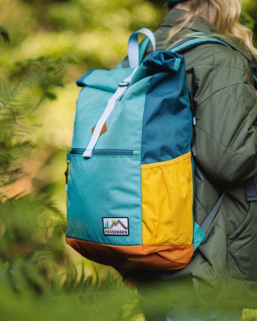 Passenger Exclusive Backwoods Recycled Rolltop 32L Multi Colour